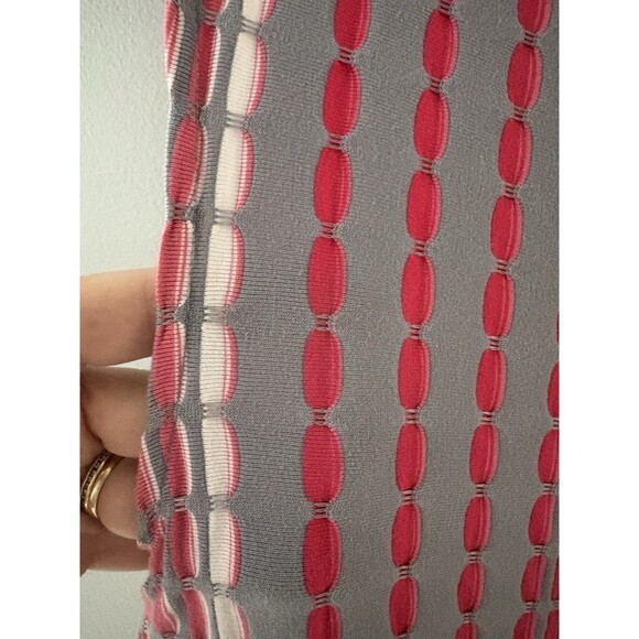 Habitat Clothes Tunic Top Size M Pink Gray Flared Swing Tank Sleeveless Cowl - Picture 13 of 15